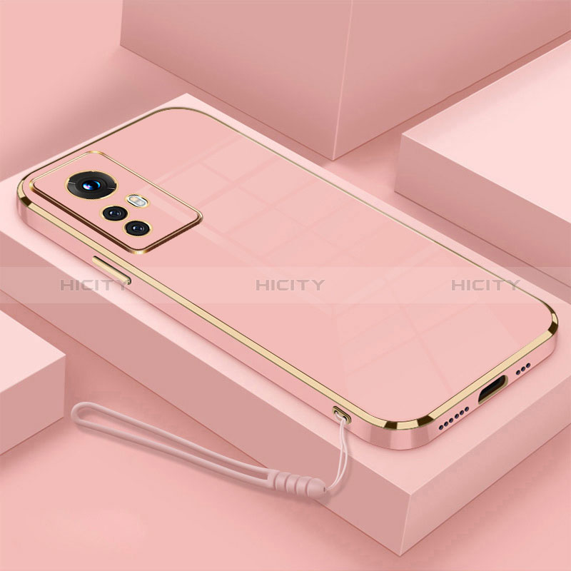 Silikon Hülle Handyhülle Ultra Dünn Flexible Schutzhülle Tasche S01 für Xiaomi Mi 12T 5G Rosa