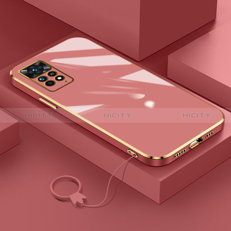 Silikon Hülle Handyhülle Ultra Dünn Flexible Schutzhülle Tasche S01 für Xiaomi Redmi Note 11 Pro 4G