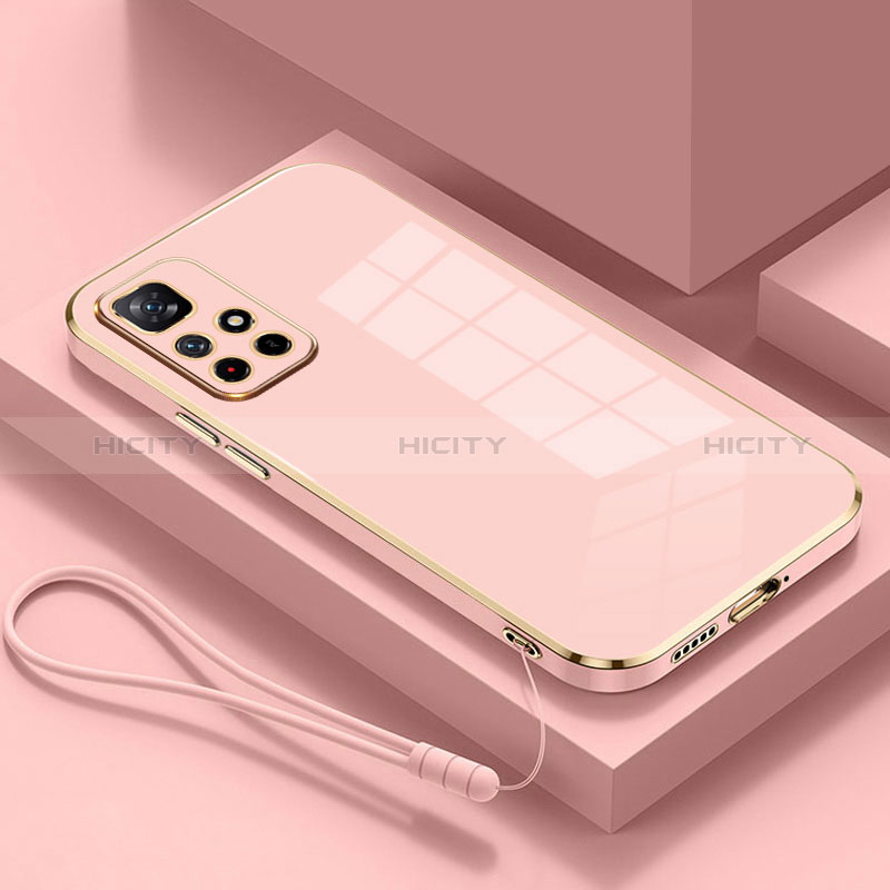 Silikon Hülle Handyhülle Ultra Dünn Flexible Schutzhülle Tasche S01 für Xiaomi Redmi Note 11T 5G groß