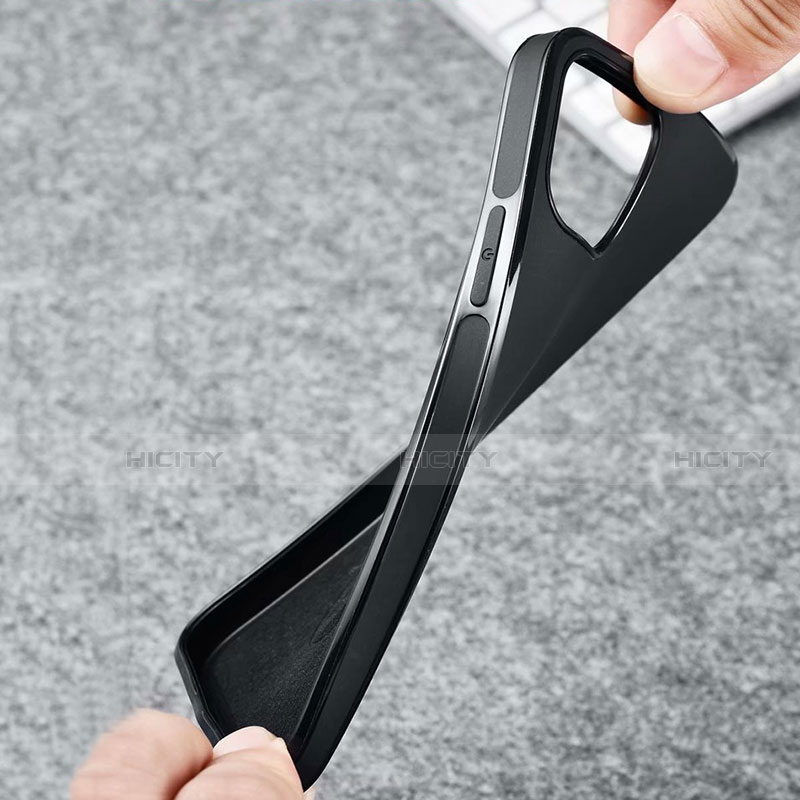 Silikon Hülle Handyhülle Ultra Dünn Flexible Schutzhülle Tasche S02 für Apple iPhone 12 Pro