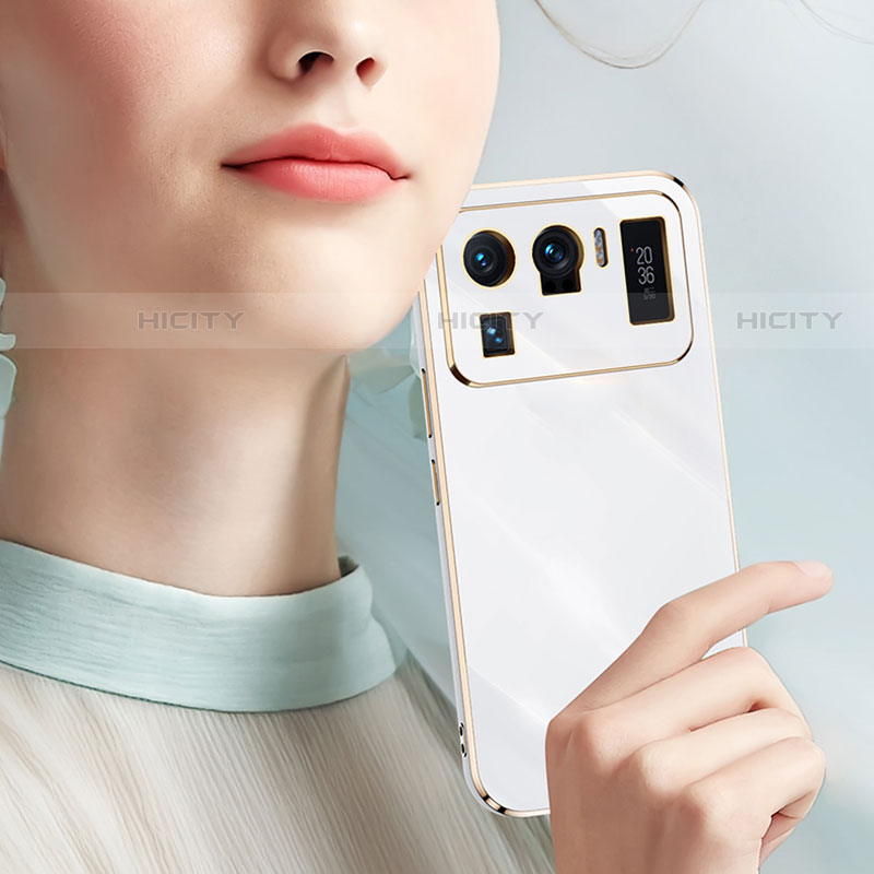Silikon Hülle Handyhülle Ultra Dünn Flexible Schutzhülle Tasche S02 für Xiaomi Mi 11 Ultra 5G groß