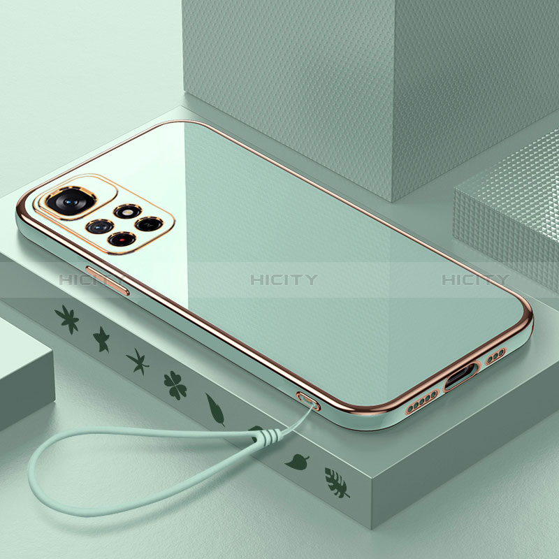 Silikon Hülle Handyhülle Ultra Dünn Flexible Schutzhülle Tasche S02 für Xiaomi Redmi Note 11T 5G groß