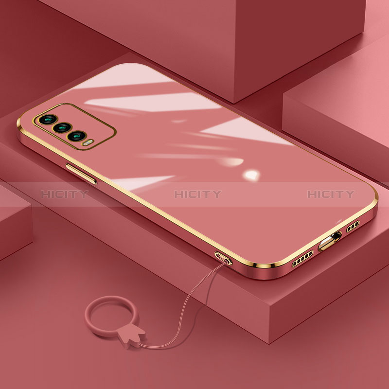 Silikon Hülle Handyhülle Ultra Dünn Flexible Schutzhülle Tasche S02 für Xiaomi Redmi Note 9 4G Rot Plus