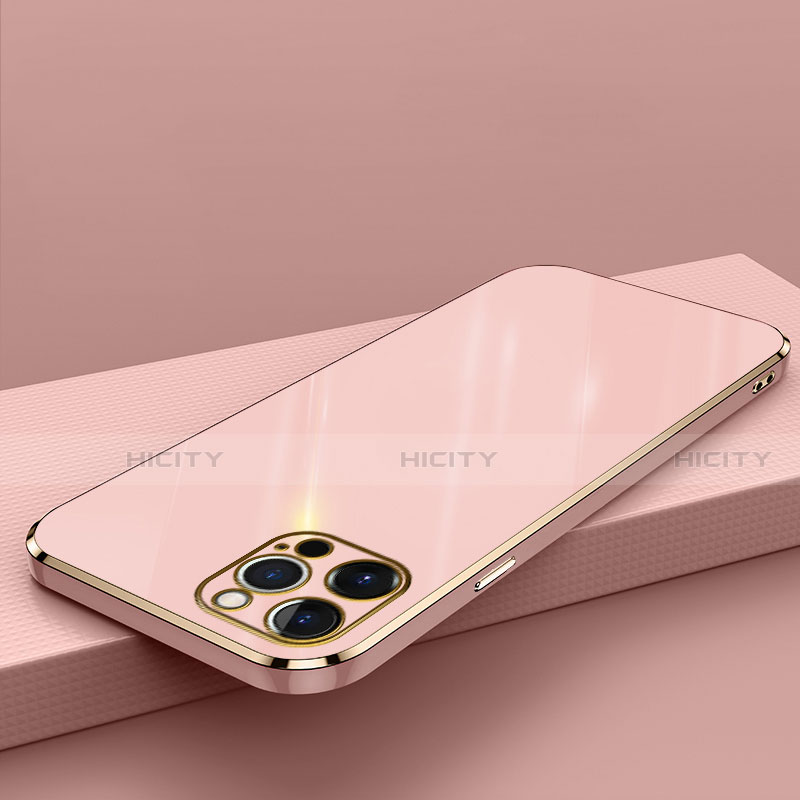 Silikon Hülle Handyhülle Ultra Dünn Flexible Schutzhülle Tasche S04 für Apple iPhone 15 Pro Max groß