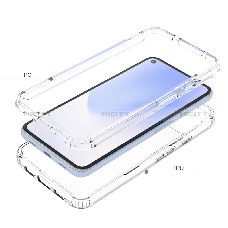 Silikon Hülle Handyhülle Ultra Dünn Flexible Schutzhülle Tasche Transparent Vorder und Rückseite 360 Grad Ganzkörper Farbverlauf für Google Pixel 4a 5G