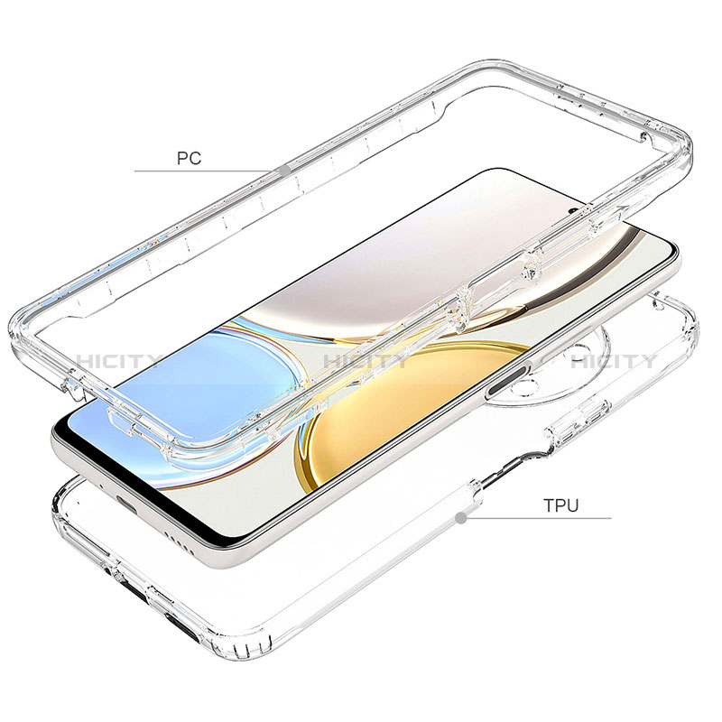 Silikon Hülle Handyhülle Ultra Dünn Flexible Schutzhülle Tasche Transparent Vorder und Rückseite 360 Grad Ganzkörper Farbverlauf für Huawei Honor Magic4 Lite 4G