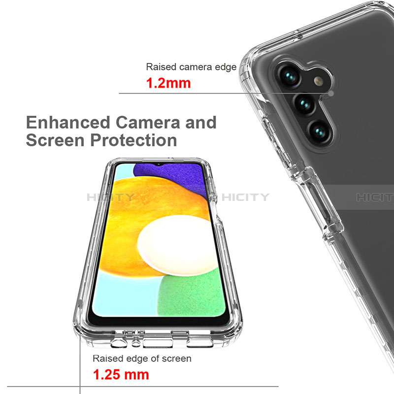 Silikon Hülle Handyhülle Ultra Dünn Flexible Schutzhülle Tasche Transparent Vorder und Rückseite 360 Grad Ganzkörper Farbverlauf für Samsung Galaxy A13 5G