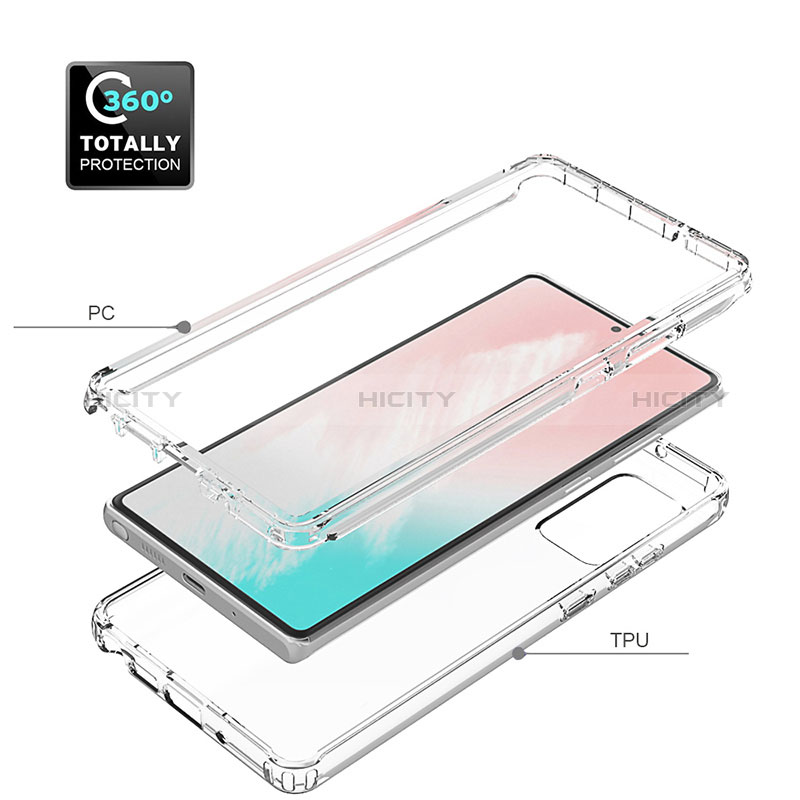 Silikon Hülle Handyhülle Ultra Dünn Flexible Schutzhülle Tasche Transparent Vorder und Rückseite 360 Grad Ganzkörper Farbverlauf für Samsung Galaxy Note 20 5G