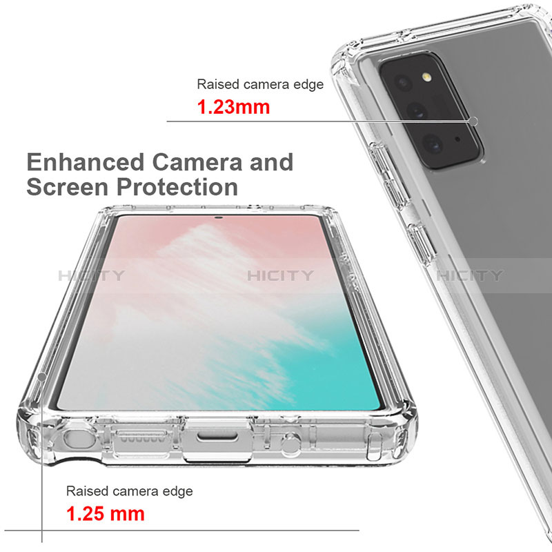 Silikon Hülle Handyhülle Ultra Dünn Flexible Schutzhülle Tasche Transparent Vorder und Rückseite 360 Grad Ganzkörper Farbverlauf für Samsung Galaxy Note 20 5G