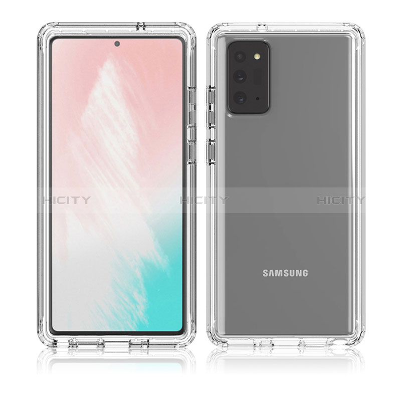 Silikon Hülle Handyhülle Ultra Dünn Flexible Schutzhülle Tasche Transparent Vorder und Rückseite 360 Grad Ganzkörper Farbverlauf für Samsung Galaxy Note 20 5G