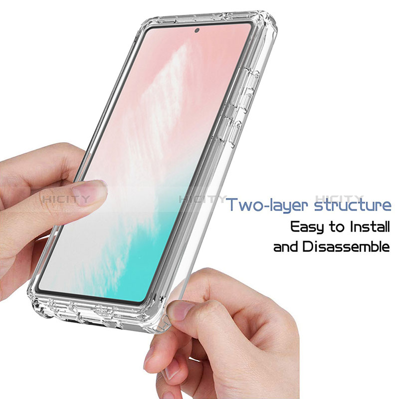 Silikon Hülle Handyhülle Ultra Dünn Flexible Schutzhülle Tasche Transparent Vorder und Rückseite 360 Grad Ganzkörper Farbverlauf für Samsung Galaxy Note 20 5G