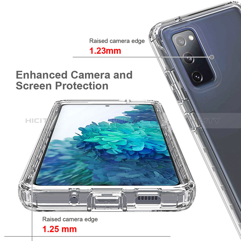 Silikon Hülle Handyhülle Ultra Dünn Flexible Schutzhülle Tasche Transparent Vorder und Rückseite 360 Grad Ganzkörper Farbverlauf für Samsung Galaxy S20 FE 5G