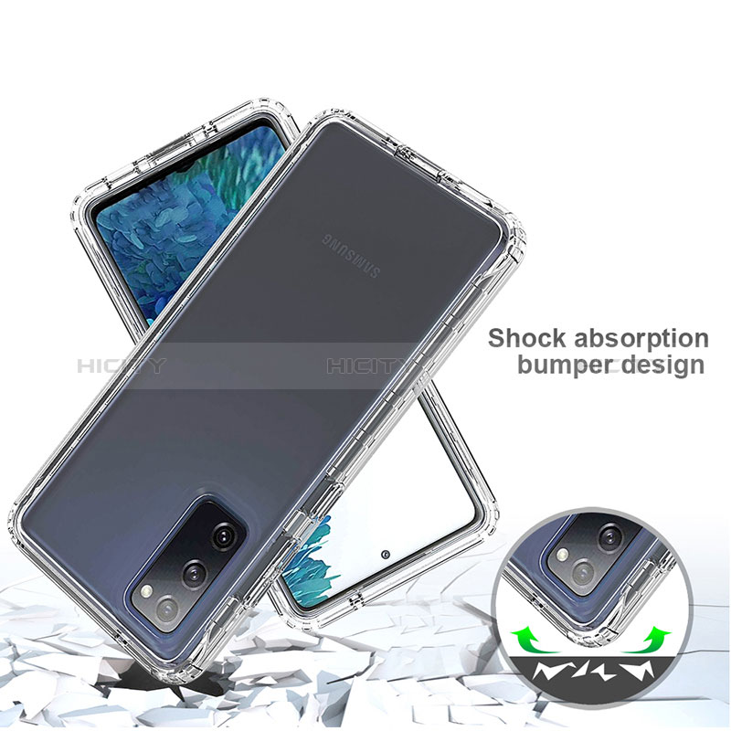 Silikon Hülle Handyhülle Ultra Dünn Flexible Schutzhülle Tasche Transparent Vorder und Rückseite 360 Grad Ganzkörper Farbverlauf für Samsung Galaxy S20 FE 5G