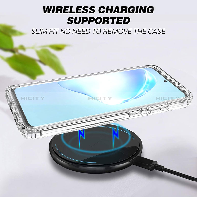 Silikon Hülle Handyhülle Ultra Dünn Flexible Schutzhülle Tasche Transparent Vorder und Rückseite 360 Grad Ganzkörper Farbverlauf für Samsung Galaxy S20 Plus 5G