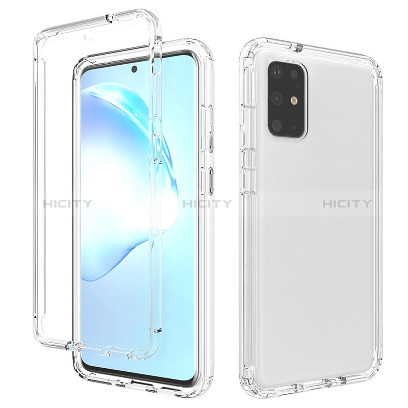 Silikon Hülle Handyhülle Ultra Dünn Flexible Schutzhülle Tasche Transparent Vorder und Rückseite 360 Grad Ganzkörper Farbverlauf für Samsung Galaxy S20 Plus 5G