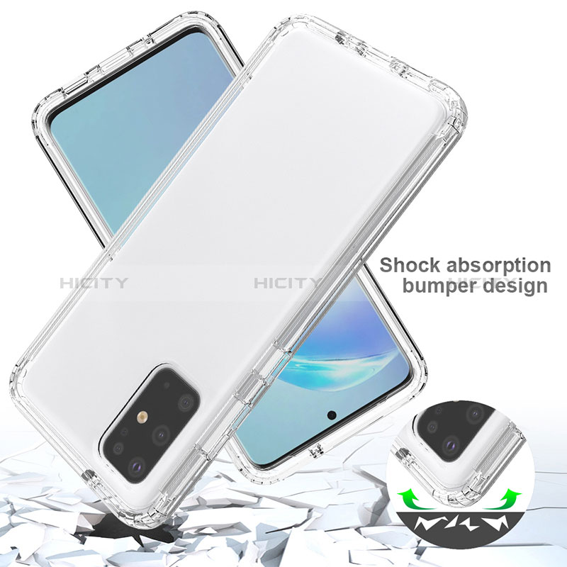 Silikon Hülle Handyhülle Ultra Dünn Flexible Schutzhülle Tasche Transparent Vorder und Rückseite 360 Grad Ganzkörper Farbverlauf für Samsung Galaxy S20 Plus 5G