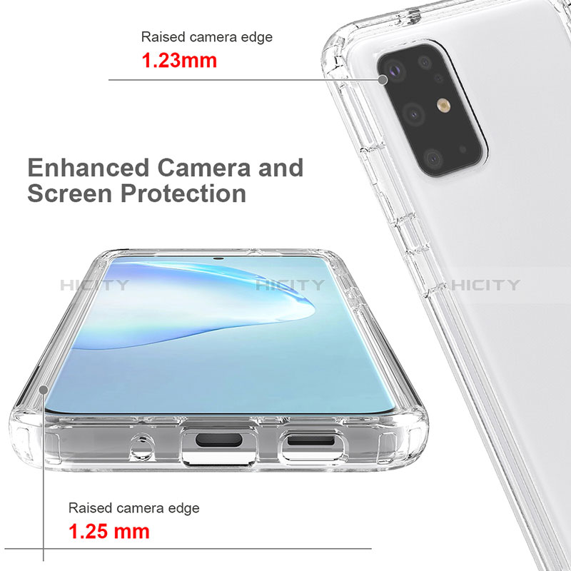 Silikon Hülle Handyhülle Ultra Dünn Flexible Schutzhülle Tasche Transparent Vorder und Rückseite 360 Grad Ganzkörper Farbverlauf für Samsung Galaxy S20 Plus 5G