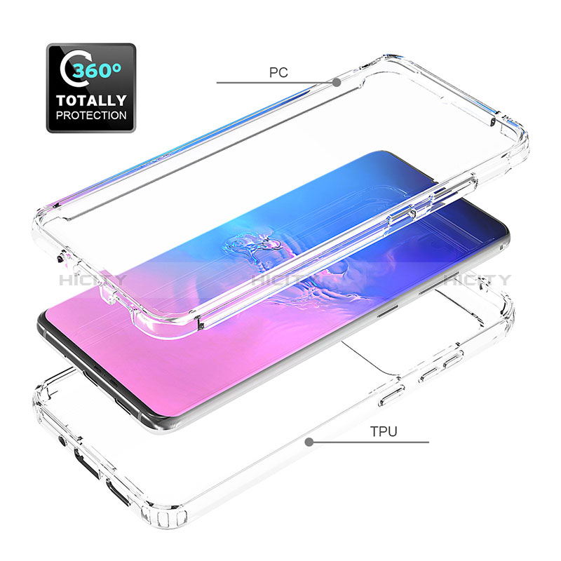 Silikon Hülle Handyhülle Ultra Dünn Flexible Schutzhülle Tasche Transparent Vorder und Rückseite 360 Grad Ganzkörper Farbverlauf für Samsung Galaxy S20 Ultra 5G