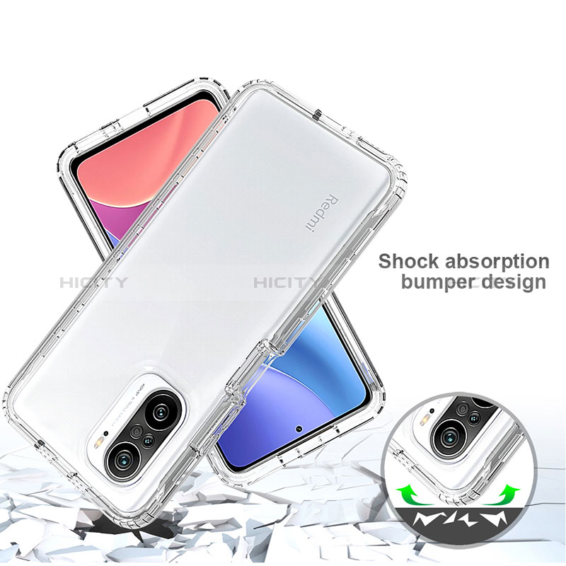 Silikon Hülle Handyhülle Ultra Dünn Flexible Schutzhülle Tasche Transparent Vorder und Rückseite 360 Grad Ganzkörper Farbverlauf für Xiaomi Mi 11i 5G