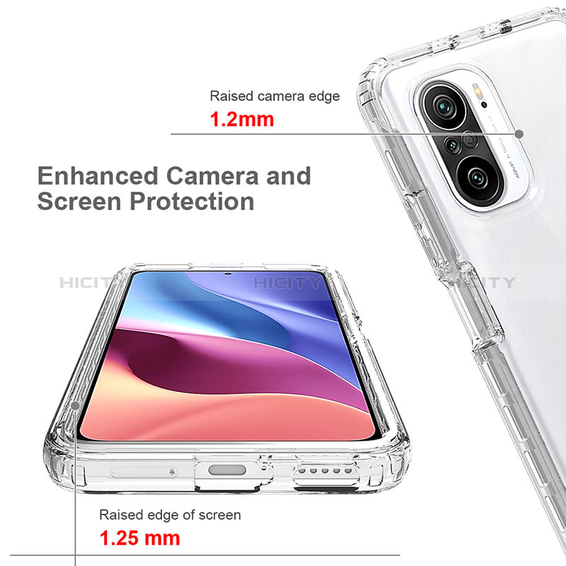 Silikon Hülle Handyhülle Ultra Dünn Flexible Schutzhülle Tasche Transparent Vorder und Rückseite 360 Grad Ganzkörper Farbverlauf für Xiaomi Mi 11i 5G