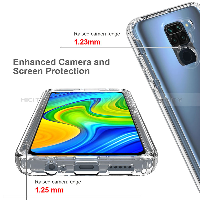 Silikon Hülle Handyhülle Ultra Dünn Flexible Schutzhülle Tasche Transparent Vorder und Rückseite 360 Grad Ganzkörper Farbverlauf für Xiaomi Redmi 10X 4G