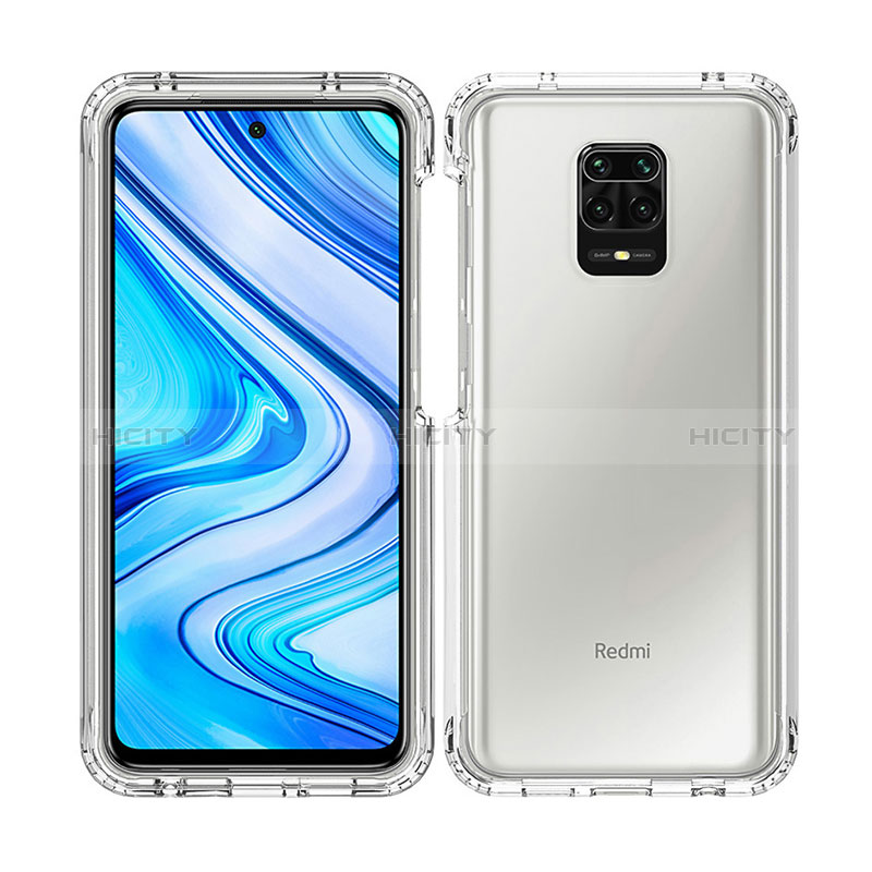 Silikon Hülle Handyhülle Ultra Dünn Flexible Schutzhülle Tasche Transparent Vorder und Rückseite 360 Grad Ganzkörper Farbverlauf für Xiaomi Redmi Note 9 Pro