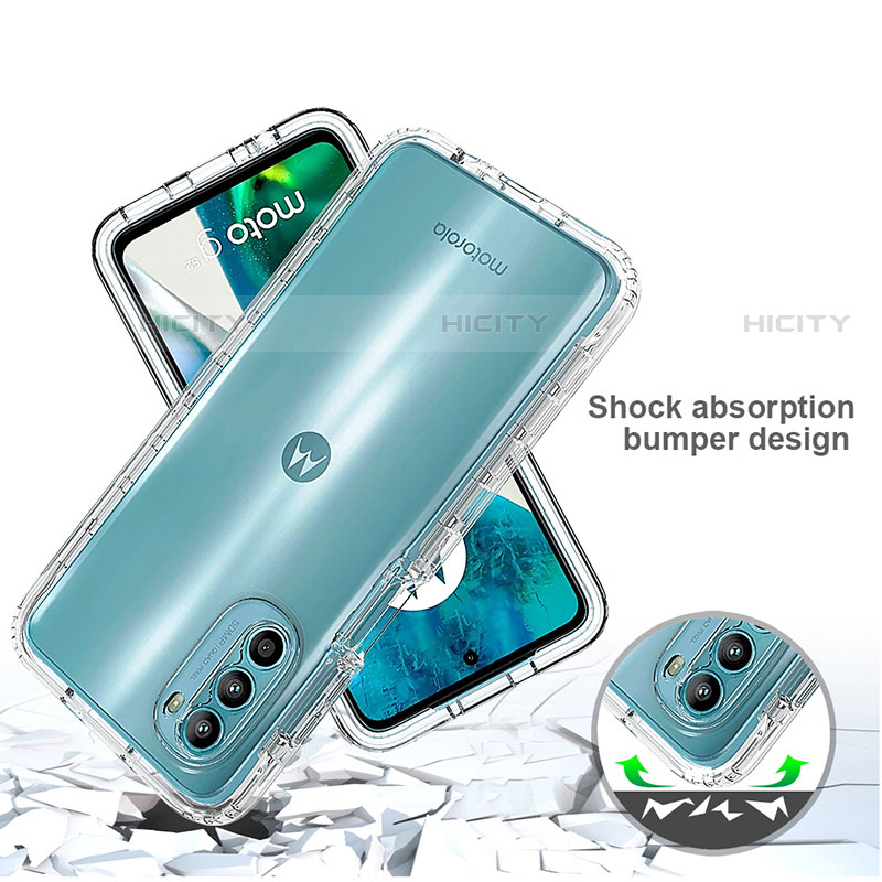 Silikon Hülle Handyhülle Ultra Dünn Flexible Schutzhülle Tasche Transparent Vorder und Rückseite 360 Grad Ganzkörper für Motorola Moto Edge (2022) 5G Klar