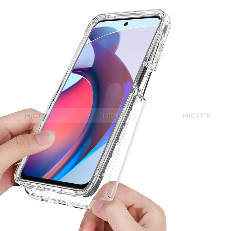 Silikon Hülle Handyhülle Ultra Dünn Flexible Schutzhülle Tasche Transparent Vorder und Rückseite 360 Grad Ganzkörper für Motorola Moto G Stylus (2023) 4G Klar