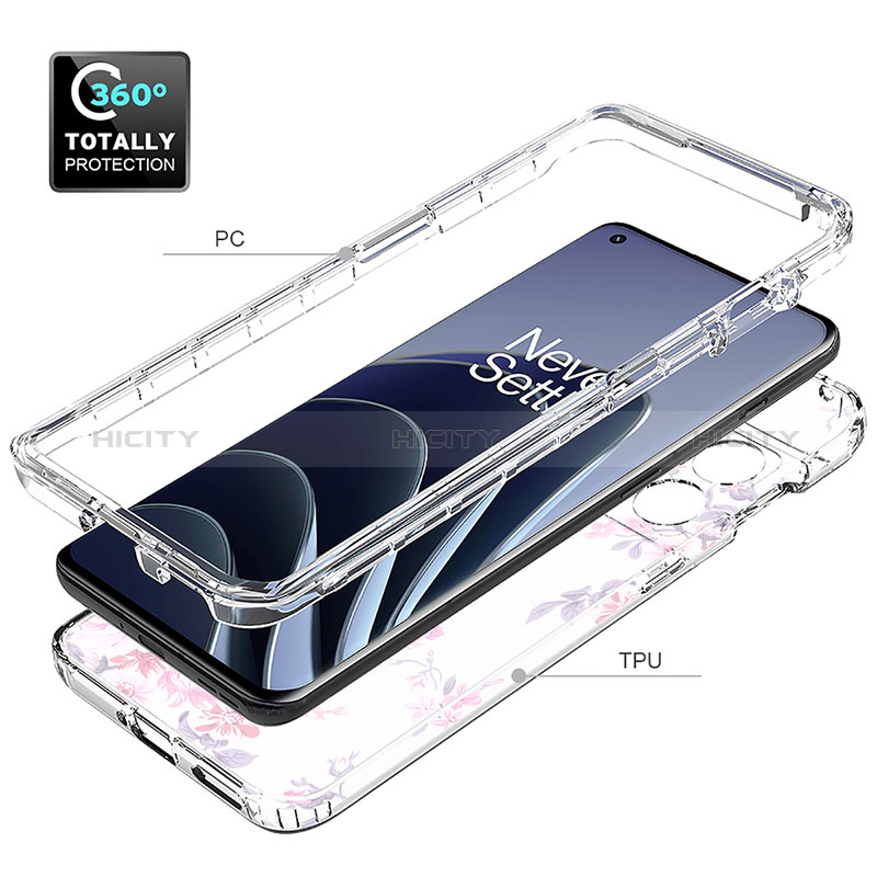 Silikon Hülle Handyhülle Ultra Dünn Flexible Schutzhülle Tasche Transparent Vorder und Rückseite 360 Grad Ganzkörper für OnePlus 10 Pro 5G