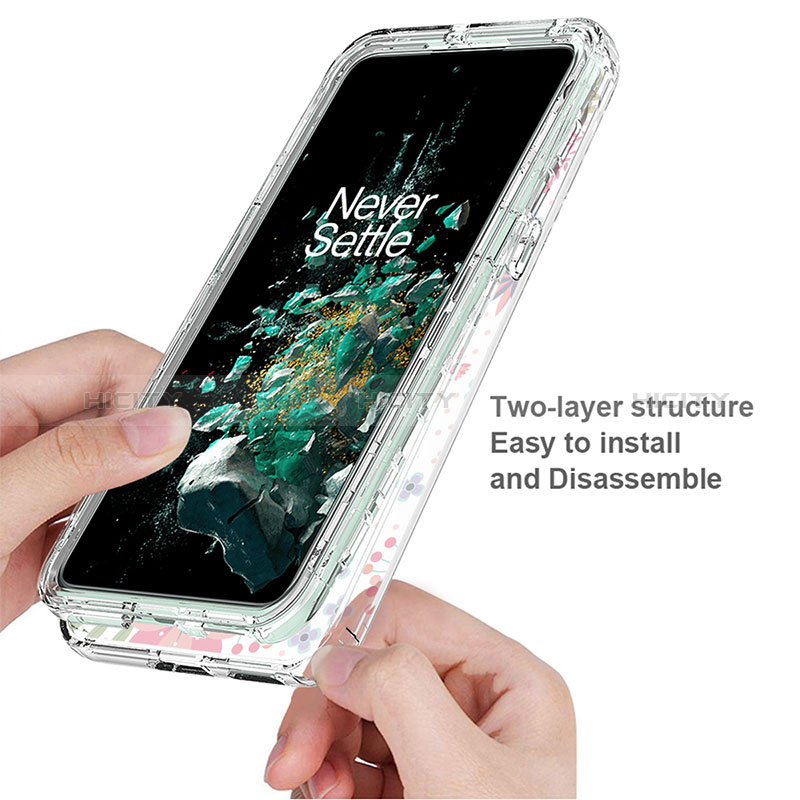 Silikon Hülle Handyhülle Ultra Dünn Flexible Schutzhülle Tasche Transparent Vorder und Rückseite 360 Grad Ganzkörper für OnePlus 10T 5G