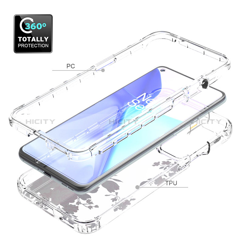 Silikon Hülle Handyhülle Ultra Dünn Flexible Schutzhülle Tasche Transparent Vorder und Rückseite 360 Grad Ganzkörper für OnePlus 9 5G