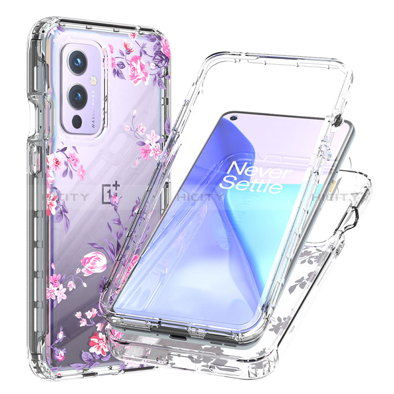 Silikon Hülle Handyhülle Ultra Dünn Flexible Schutzhülle Tasche Transparent Vorder und Rückseite 360 Grad Ganzkörper für OnePlus 9 5G