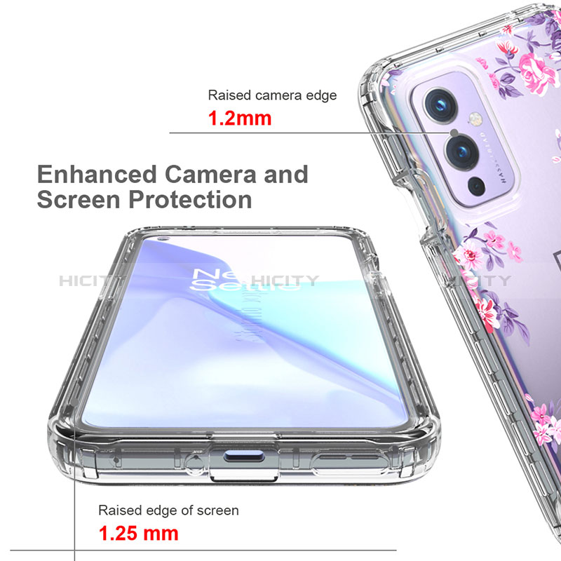 Silikon Hülle Handyhülle Ultra Dünn Flexible Schutzhülle Tasche Transparent Vorder und Rückseite 360 Grad Ganzkörper für OnePlus 9 5G