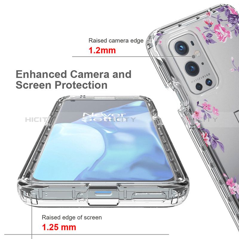 Silikon Hülle Handyhülle Ultra Dünn Flexible Schutzhülle Tasche Transparent Vorder und Rückseite 360 Grad Ganzkörper für OnePlus 9 Pro 5G