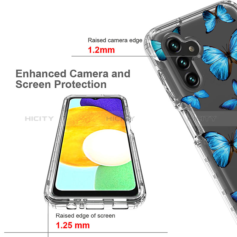 Silikon Hülle Handyhülle Ultra Dünn Flexible Schutzhülle Tasche Transparent Vorder und Rückseite 360 Grad Ganzkörper für Samsung Galaxy A04s groß