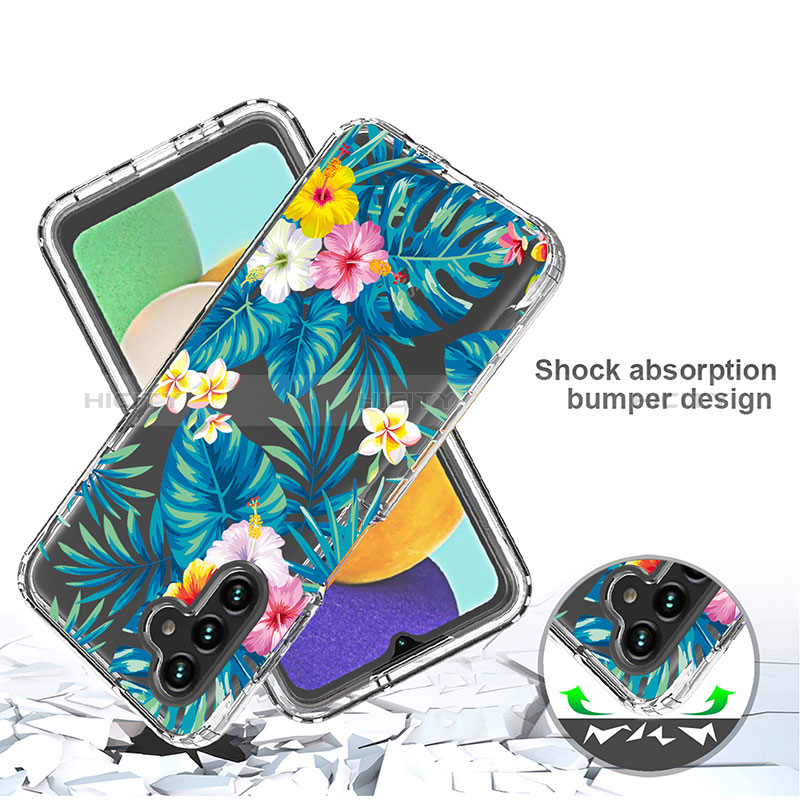 Silikon Hülle Handyhülle Ultra Dünn Flexible Schutzhülle Tasche Transparent Vorder und Rückseite 360 Grad Ganzkörper für Samsung Galaxy A04s groß