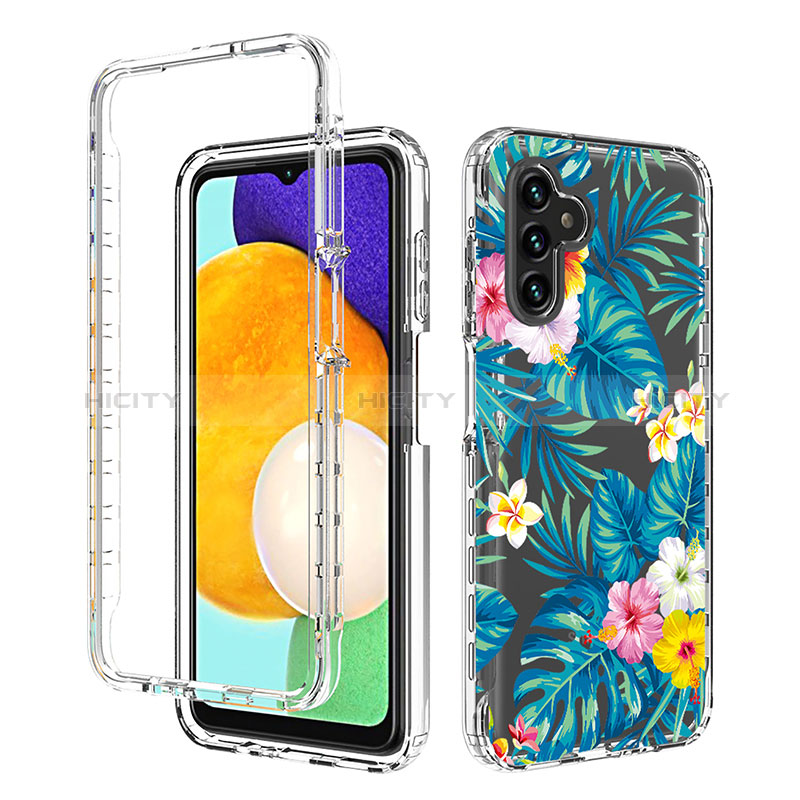 Silikon Hülle Handyhülle Ultra Dünn Flexible Schutzhülle Tasche Transparent Vorder und Rückseite 360 Grad Ganzkörper für Samsung Galaxy A04s