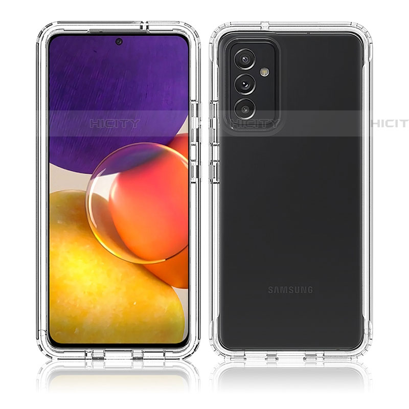 Silikon Hülle Handyhülle Ultra Dünn Flexible Schutzhülle Tasche Transparent Vorder und Rückseite 360 Grad Ganzkörper für Samsung Galaxy A05s Klar groß