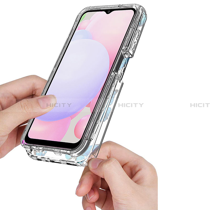 Silikon Hülle Handyhülle Ultra Dünn Flexible Schutzhülle Tasche Transparent Vorder und Rückseite 360 Grad Ganzkörper für Samsung Galaxy A13 4G groß