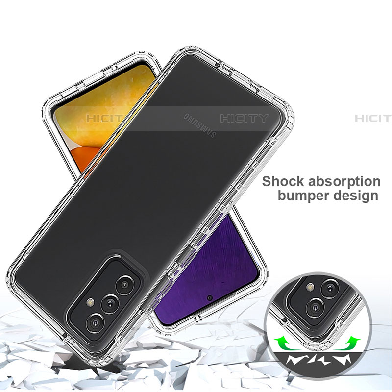 Silikon Hülle Handyhülle Ultra Dünn Flexible Schutzhülle Tasche Transparent Vorder und Rückseite 360 Grad Ganzkörper für Samsung Galaxy A24 4G Klar