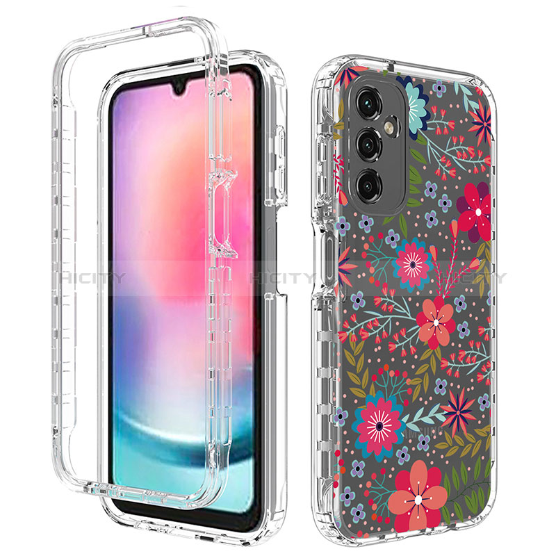 Silikon Hülle Handyhülle Ultra Dünn Flexible Schutzhülle Tasche Transparent Vorder und Rückseite 360 Grad Ganzkörper für Samsung Galaxy A25 5G