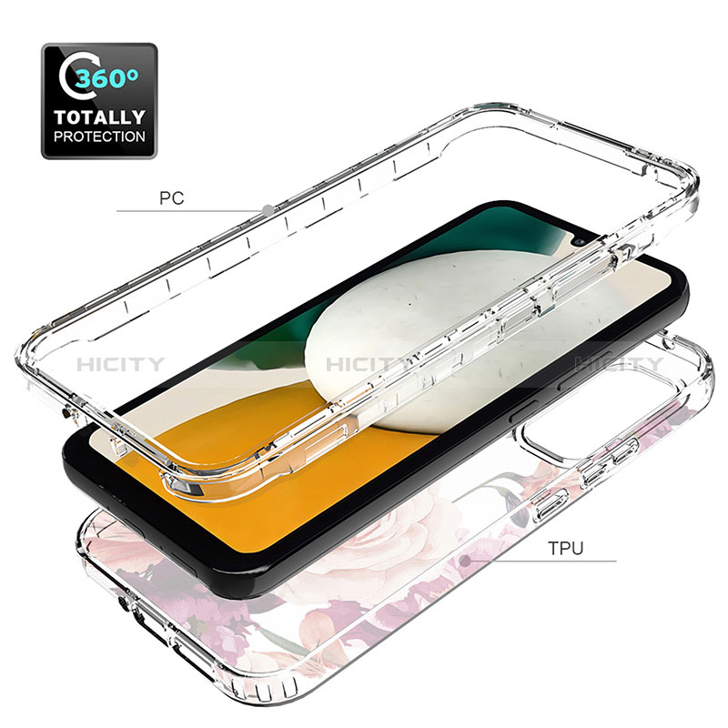 Silikon Hülle Handyhülle Ultra Dünn Flexible Schutzhülle Tasche Transparent Vorder und Rückseite 360 Grad Ganzkörper für Samsung Galaxy A34 5G