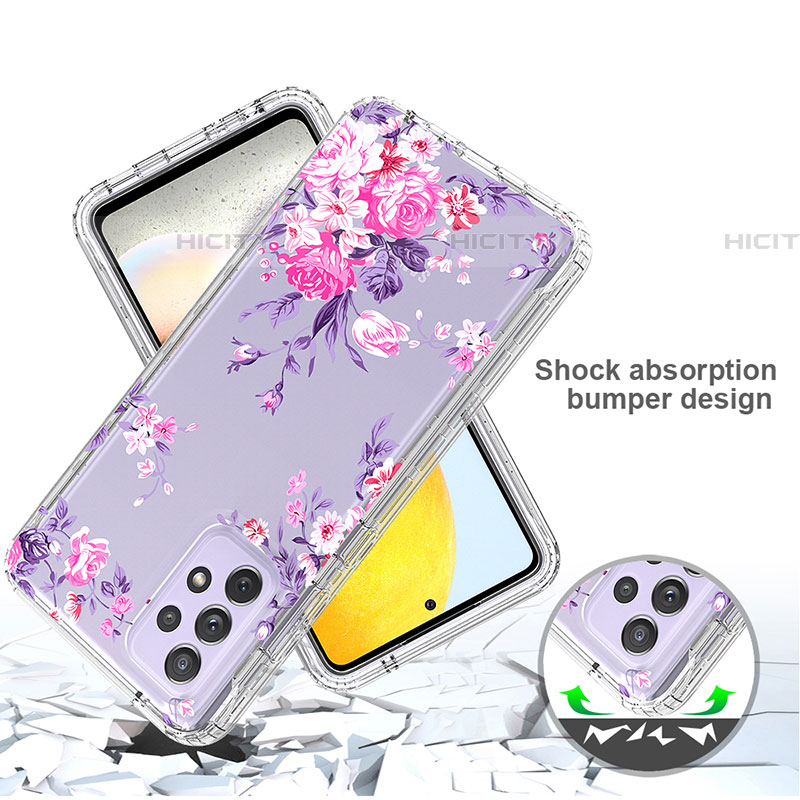 Silikon Hülle Handyhülle Ultra Dünn Flexible Schutzhülle Tasche Transparent Vorder und Rückseite 360 Grad Ganzkörper für Samsung Galaxy A72 5G