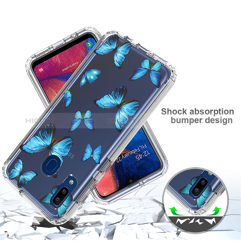 Silikon Hülle Handyhülle Ultra Dünn Flexible Schutzhülle Tasche Transparent Vorder und Rückseite 360 Grad Ganzkörper für Samsung Galaxy M10S groß