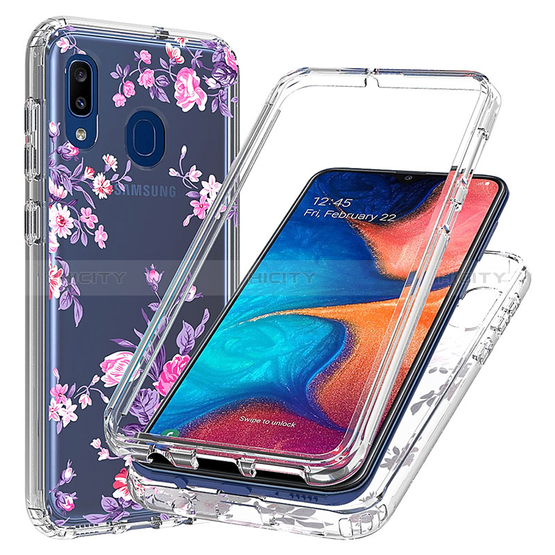 Silikon Hülle Handyhülle Ultra Dünn Flexible Schutzhülle Tasche Transparent Vorder und Rückseite 360 Grad Ganzkörper für Samsung Galaxy M10S