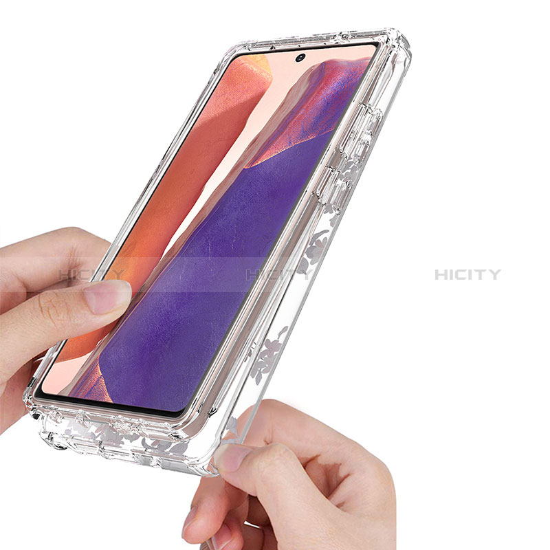 Silikon Hülle Handyhülle Ultra Dünn Flexible Schutzhülle Tasche Transparent Vorder und Rückseite 360 Grad Ganzkörper für Samsung Galaxy Note 20 5G groß