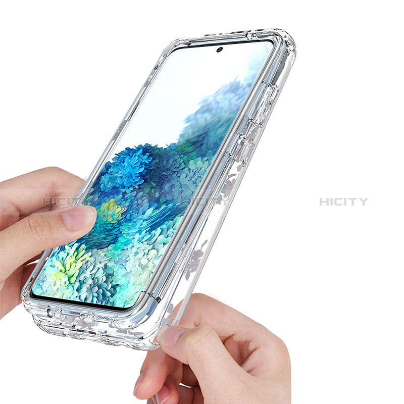 Silikon Hülle Handyhülle Ultra Dünn Flexible Schutzhülle Tasche Transparent Vorder und Rückseite 360 Grad Ganzkörper für Samsung Galaxy S20