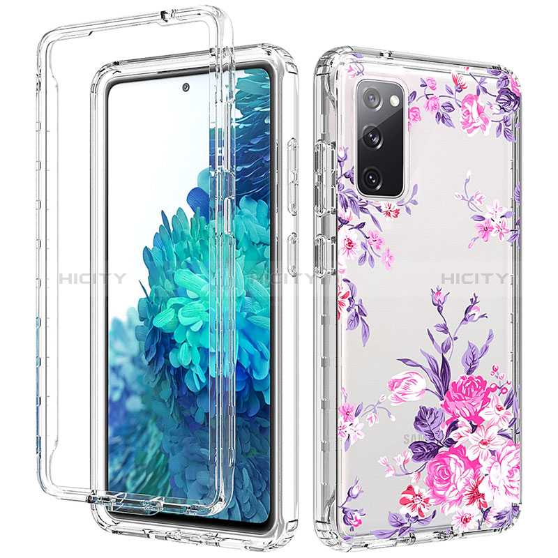 Silikon Hülle Handyhülle Ultra Dünn Flexible Schutzhülle Tasche Transparent Vorder und Rückseite 360 Grad Ganzkörper für Samsung Galaxy S20 FE 4G groß