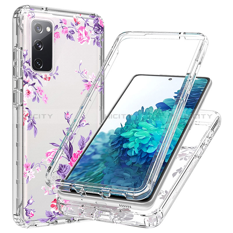 Silikon Hülle Handyhülle Ultra Dünn Flexible Schutzhülle Tasche Transparent Vorder und Rückseite 360 Grad Ganzkörper für Samsung Galaxy S20 FE 4G