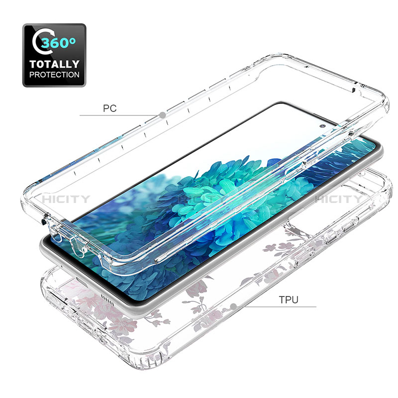 Silikon Hülle Handyhülle Ultra Dünn Flexible Schutzhülle Tasche Transparent Vorder und Rückseite 360 Grad Ganzkörper für Samsung Galaxy S20 FE 5G